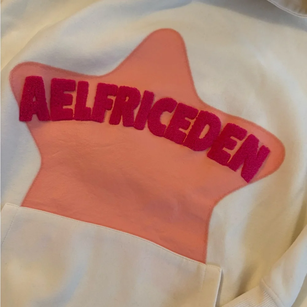 Aelfric Eden vintage embroidery Eden star V303 hoodie unisex large - Picture 6 of 14